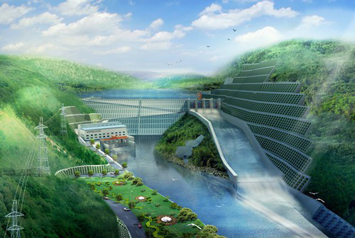 龙湾镇老挝南塔河1号水电站项目